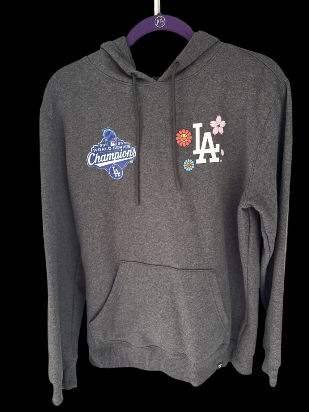 Dodgers Size M World Series Champions Hoodie with Murakami